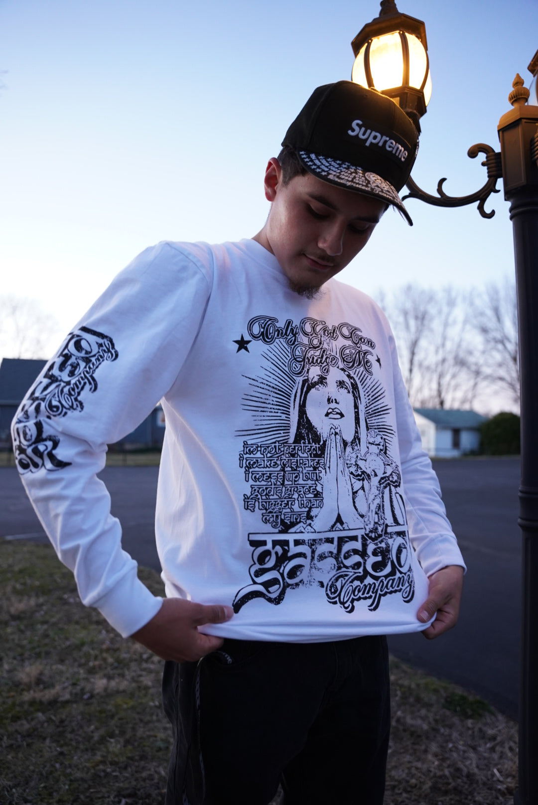 Gassed Company Only God Can Judge Me Long Sleeve Tee